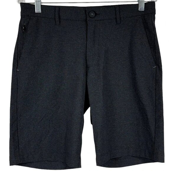 Tommy Bahama Men's Big & Tall Size 46L Black Chip Shot Performance Golf Shorts